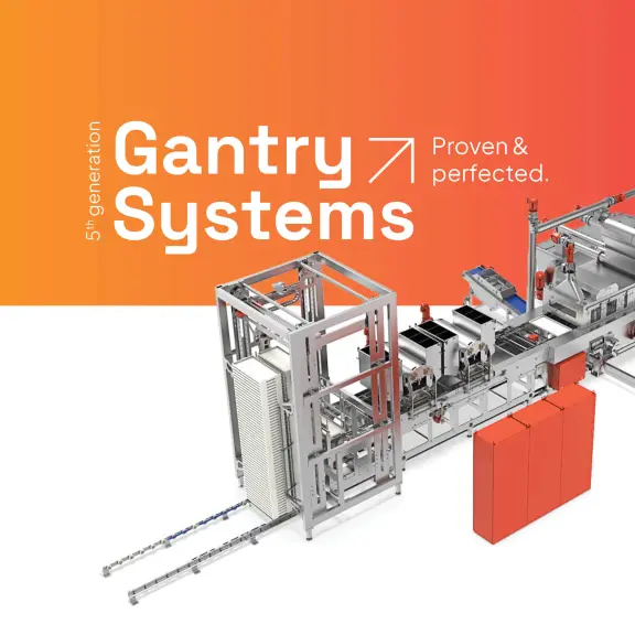 For over 5 Years of Pioneering: Tanis' Compact Lines with Gantry Feeder and Stacker Solution