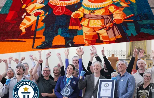 Rembrandt had paint, Tanis has gummies and now a world record