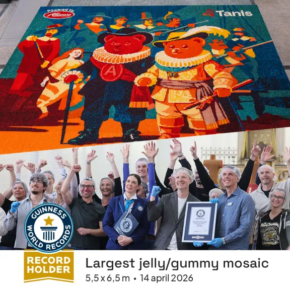 Rembrandt had paint, Tanis has gummies and now a world record